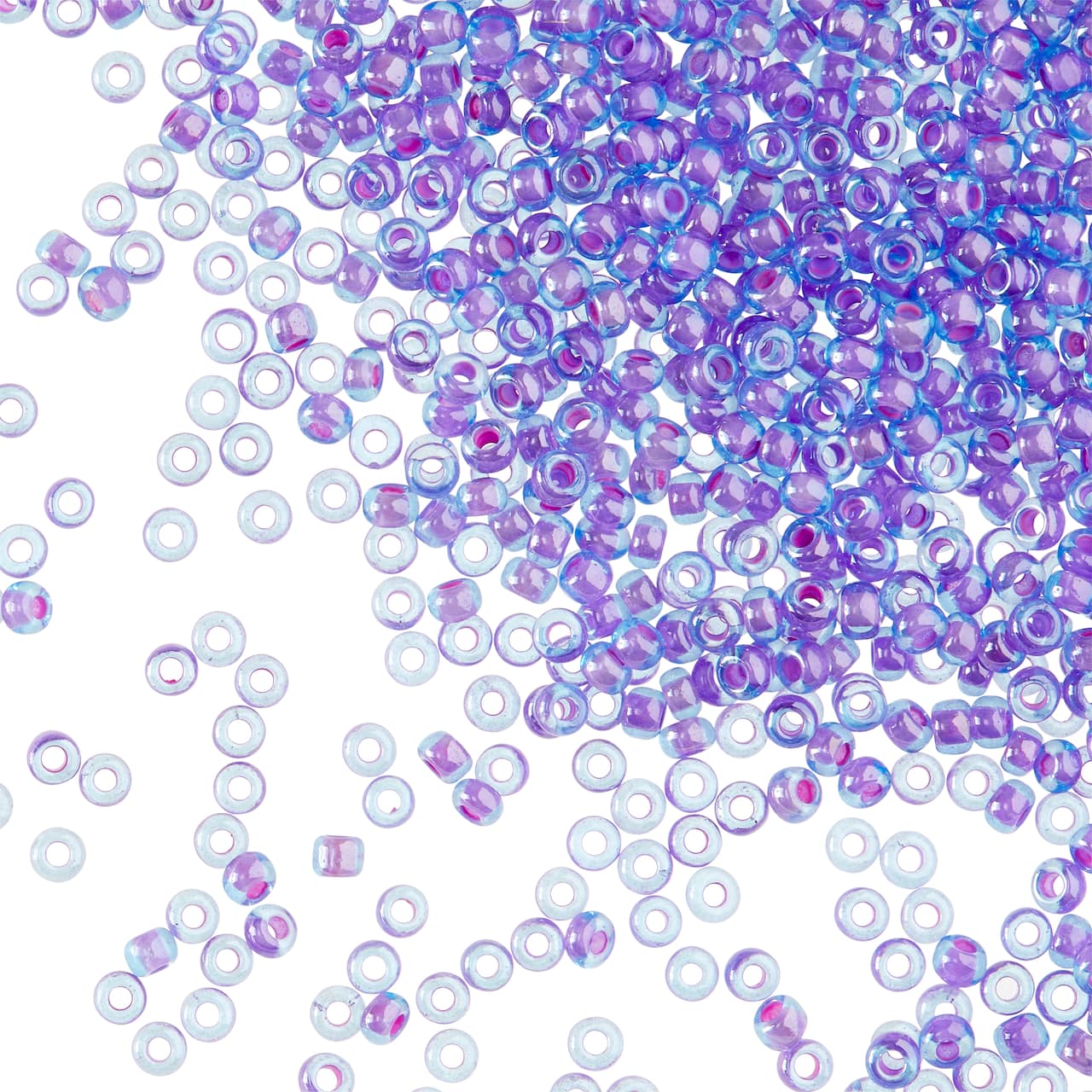 12 Pack: John Bead Transparent Czech Glass Seed Beads, 11/0
